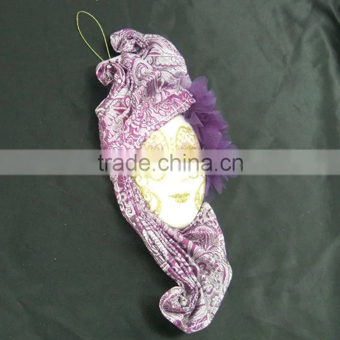 Beautiful Christmas Ornament Hand Made Venice Mask
