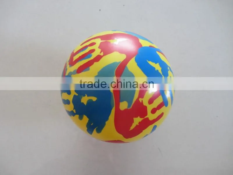 2014 newest two color printed pvc ball for kids