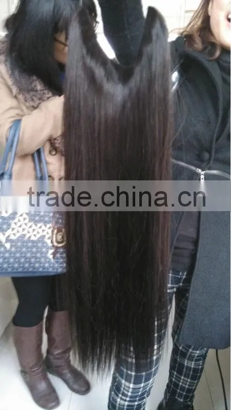 100% human hair Flip In Hair Extensions Halo Hair Extension Good quality