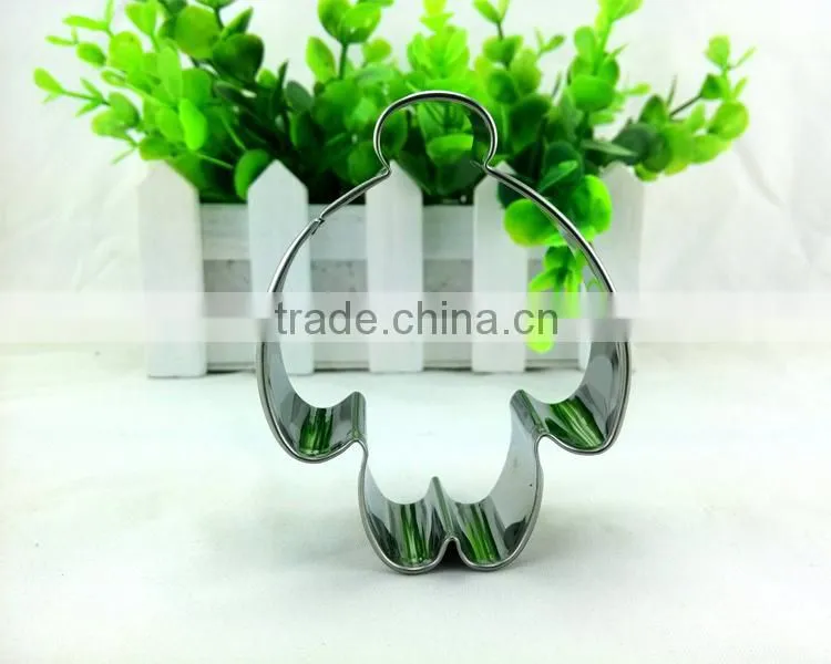 YangJiang factory manufature funny stainless steel Beast corps shape cookie mold