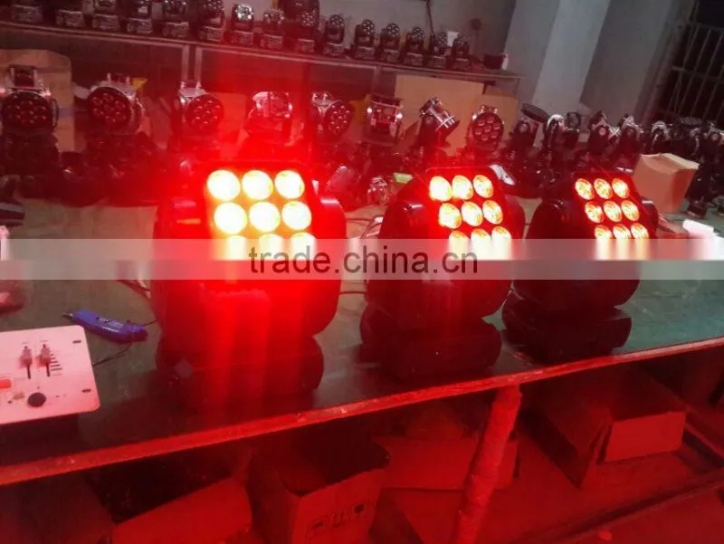 9x10w led moving head beam, led matrix beam moving head light, DJ lighting led mini beam moving head light