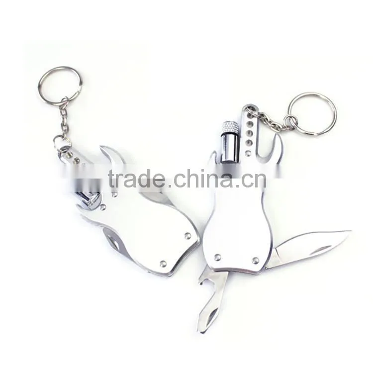 Gita shape muti-functional gift knife