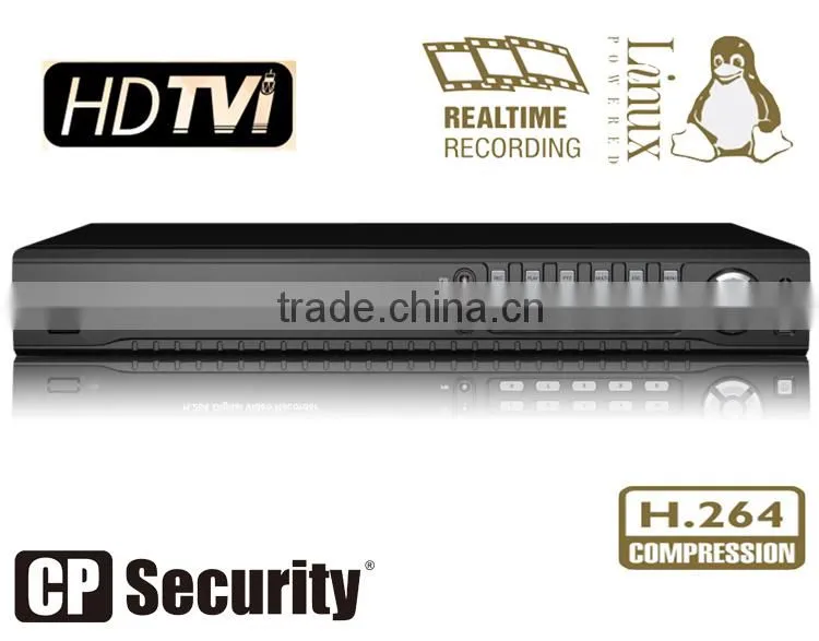 Analog 4 Channel 1080P Preview 1U H.264 CCTV HD CVI DVR