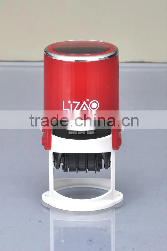 Lizao date rubber handle stamp
