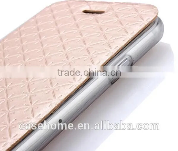 for iphone5s Fashion little flower pattern leather flip case cover