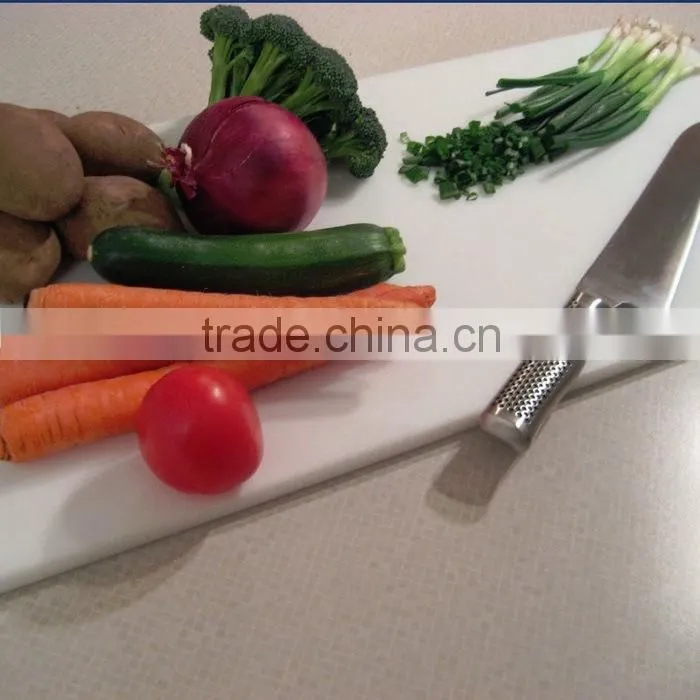 Eco-friendly Non-toxic Wear Resistant White PE Chopping Board