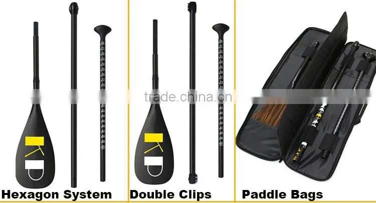 3 Piece Carbon Fiber Paddle For SUP Paddleboard Inflatable