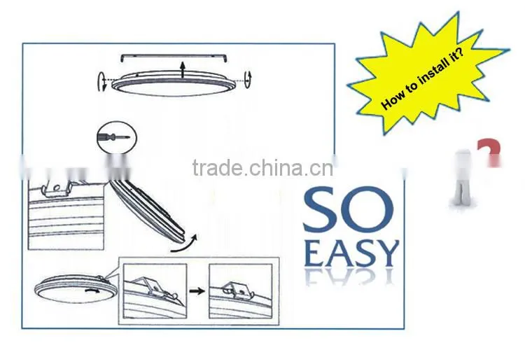 Round LED concealed ceiling light