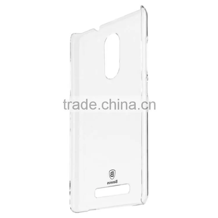 Baseus Sky Series Case for Xiaomi Rdmi Note 3 Clear Hard PC Rubber Back Case MT-5156