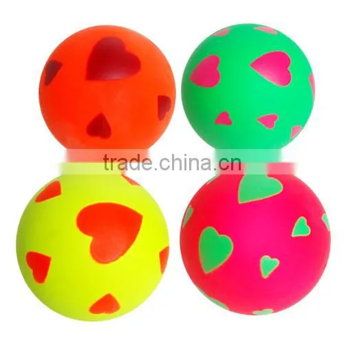 Rubber dog toy ball