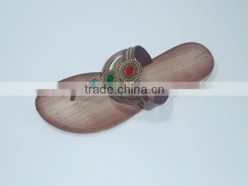 2015 PVC PCU Ladies Shoes Flipflops slippers