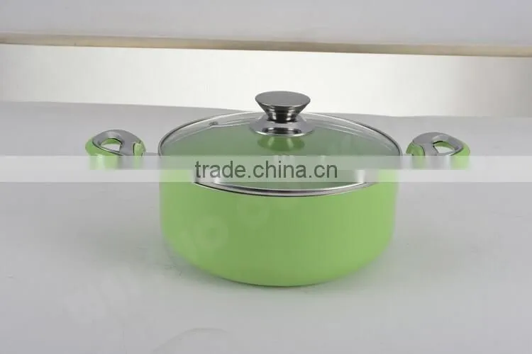 Aluminum Ceramic casseroles sets with heat-resistant coating nonstick inner coating casserole