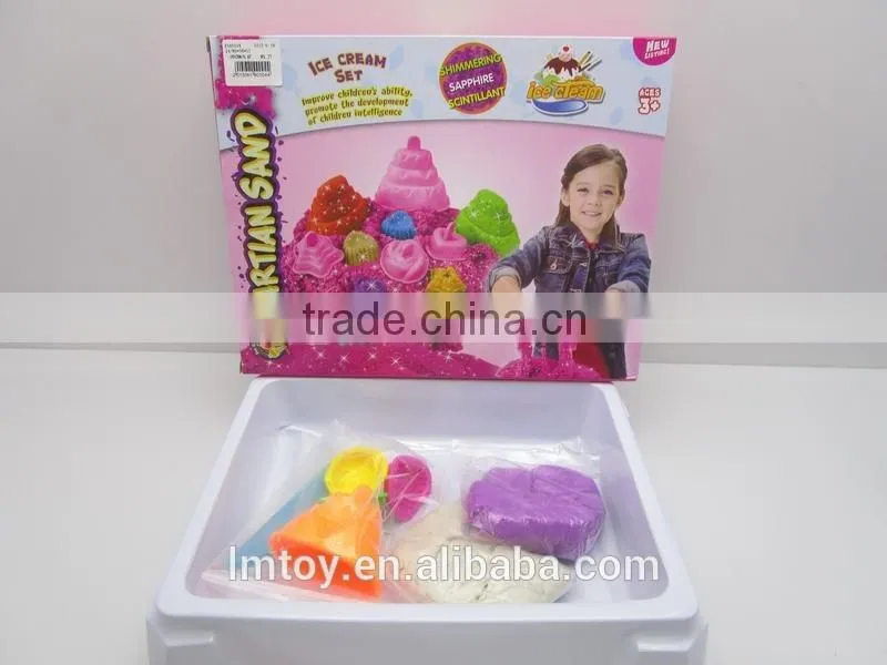 500g space martian Sand with Cake Cream Mini Modeling toys, Magic sand toys