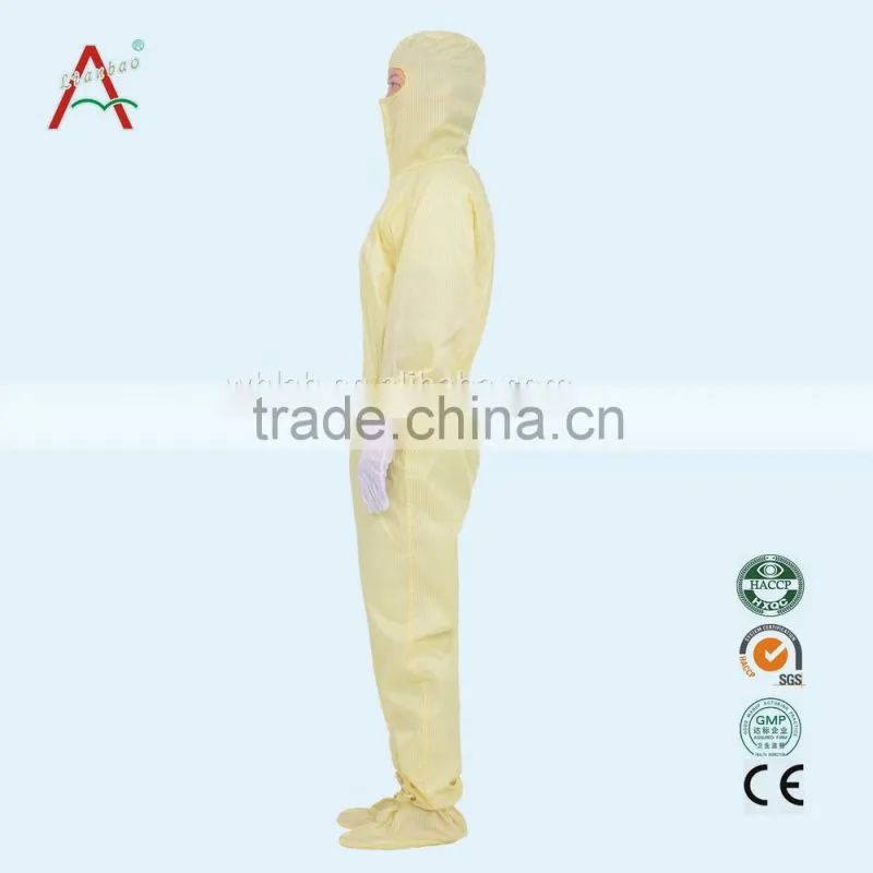 chemical protective suit bunny suit for ebola virus