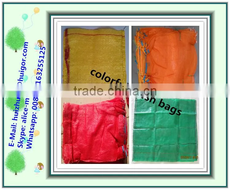 high quality pp mesh bags for potato, onion, other vegetable and fruit
