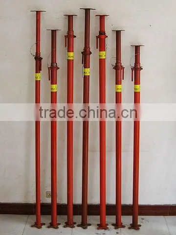 Adjustable vertical pipe support/steel props for sale