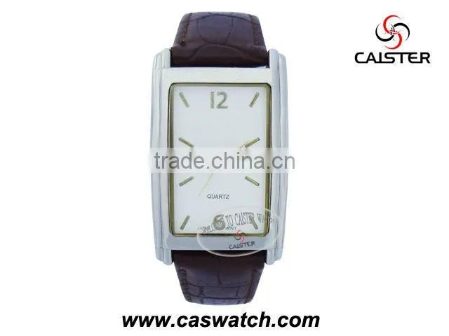 Top quality new style leather band watch for man