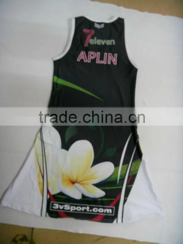 cheap lady netball dress with no MOQ limited
