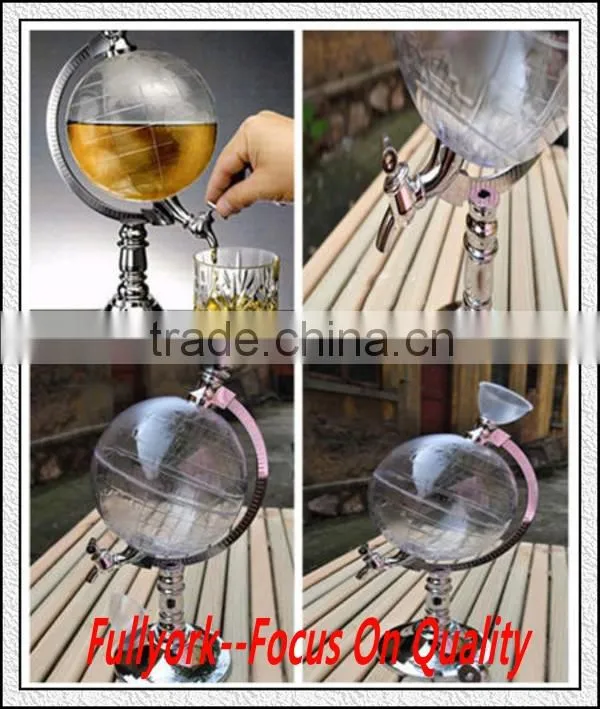 Globe Juice Tea Wine Dispenser Drink Beer Machine Beer Pump Single Canister Globe Beverage Dispenser