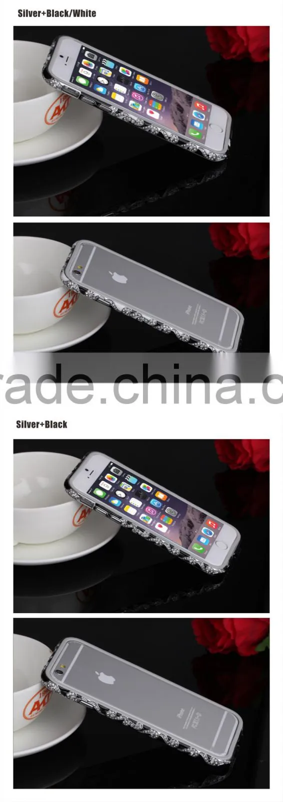 Funky Metal frame/TPU Inlaid Phone case
