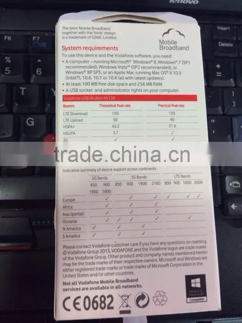 Unlocked Huawei K5150 4G Wifi Modem 150Mbps