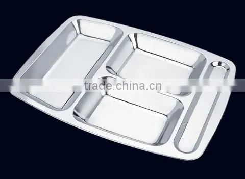metal dinner tray