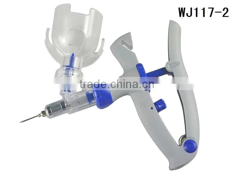 WJ117-2 2mL E2 Type Veterinary Plastic Continuous Syringe