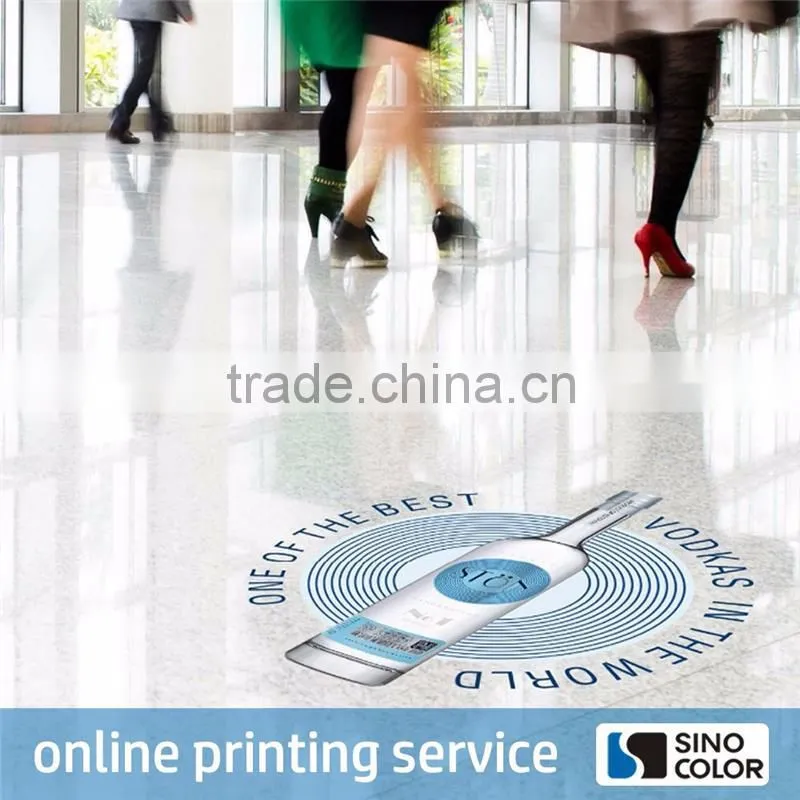 Custom size PP feet stickers for floor