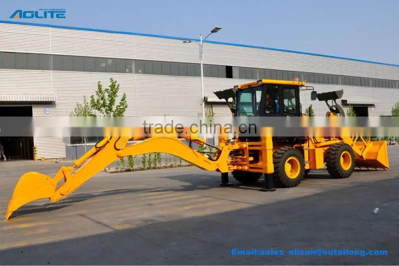 backhoe loader with 2500kg rated load ce certification