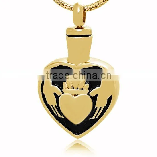 Wholesale Lovely Bone Ash Box 18K Rose Gold Plated Ash Pendant Women's Birthday Gifts