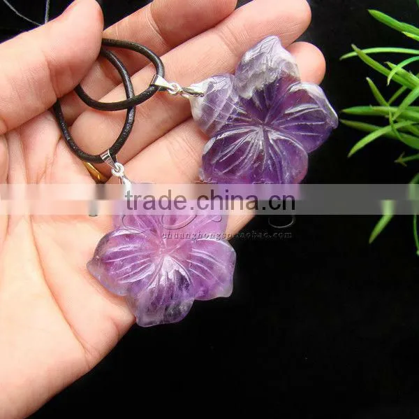 wholesale red glass artificial flower pendant handicrafts