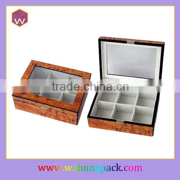handmade white lacquer wooden gift box for tea bags