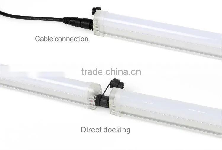 Corrosion-proof 120lm/w outdoor t8 led batten fittings 40w for boat lighting