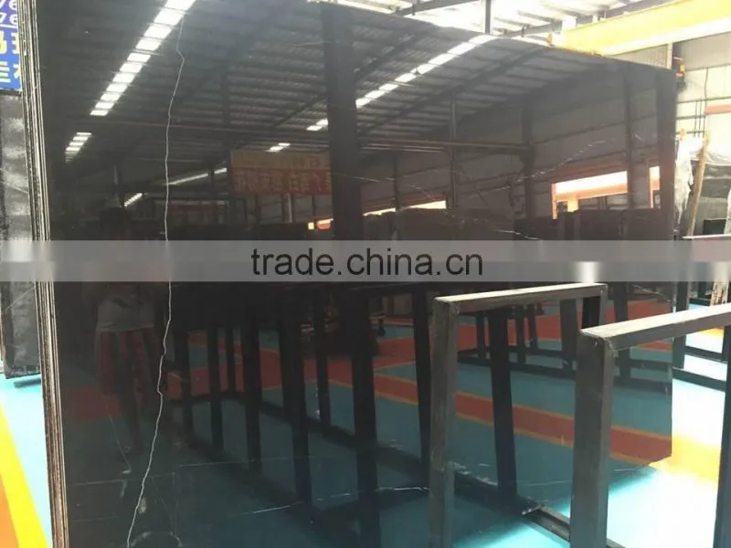 Chinese black marquina marble slab