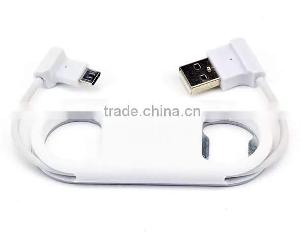 Wholesale usb data cable for samsung mobile phone/for iphone usb cable+bottle opener cable