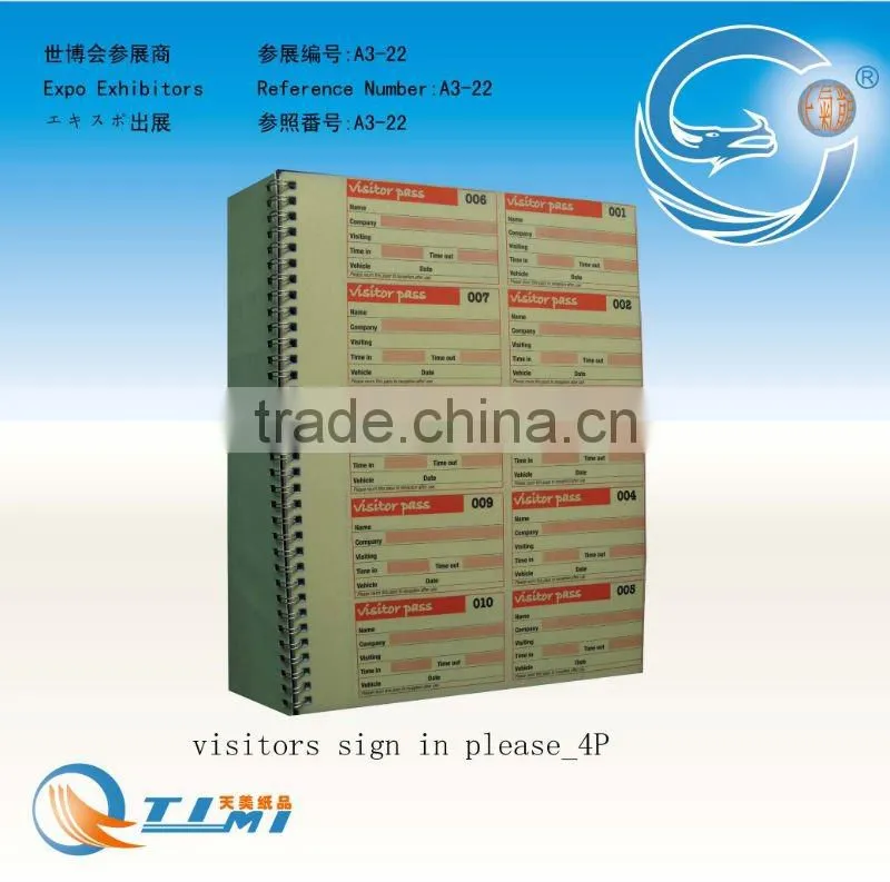 visitor sign (in please)book,cash receipt book,restaurant small docket book,docket book,phone message book