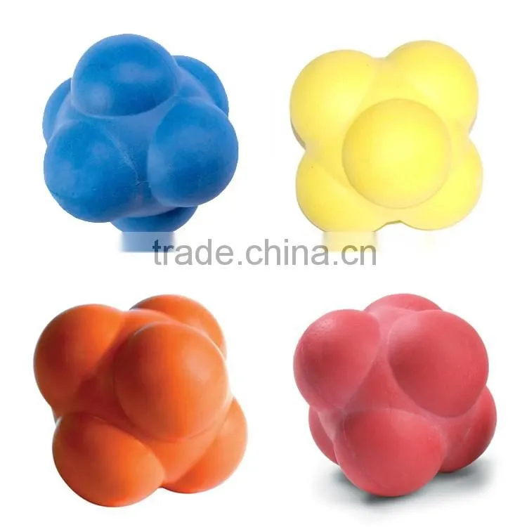 2016 New Design Rubber Reaction Balls For Training Speed