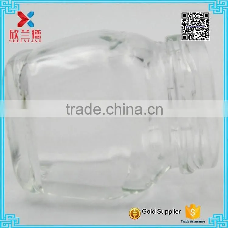 HOT mini small and large airtight fancy storage clear glass candy jar