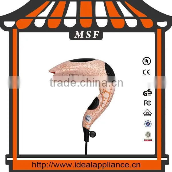800W high power professional hair dryer and mute ionic funion