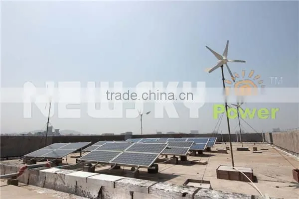 wind turbine and solar panel hybrid system 1000w wind turbine