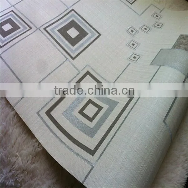 modern style wall paper silver color