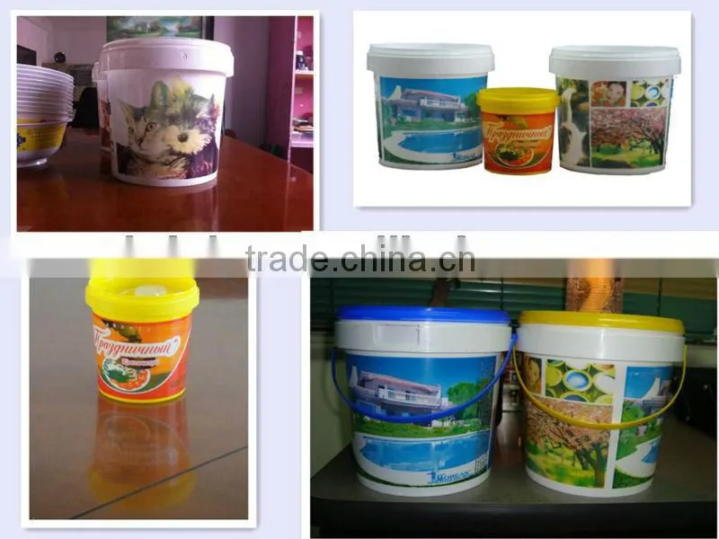 four color bucket printer,bucket printing machine
