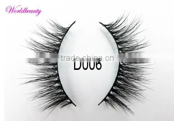 real mink strip eyelash 3D styles mink fur eye lashes