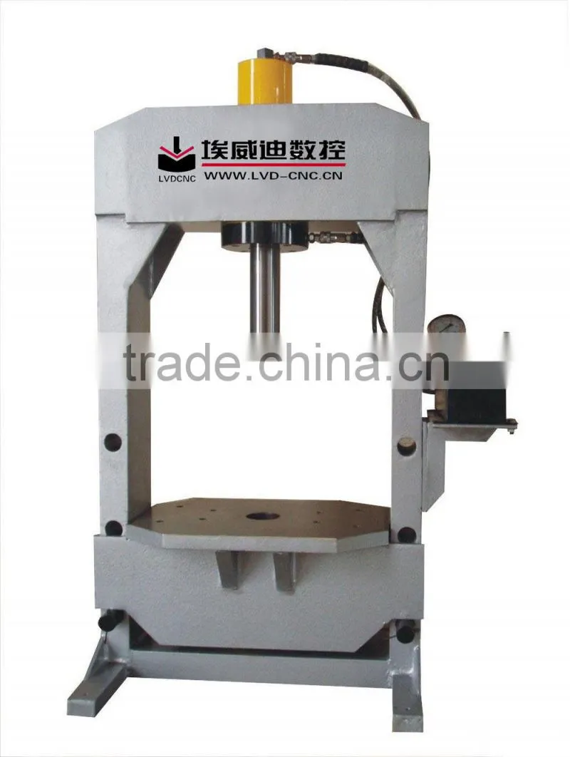 20T Hydraulic gantry press machine for workshop,small press punch,door frame press machine from manufacturer