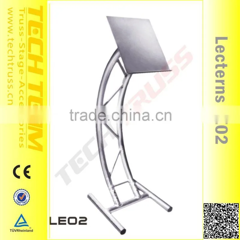 Aluminum furniture mobile standard truss lectern , truss podium