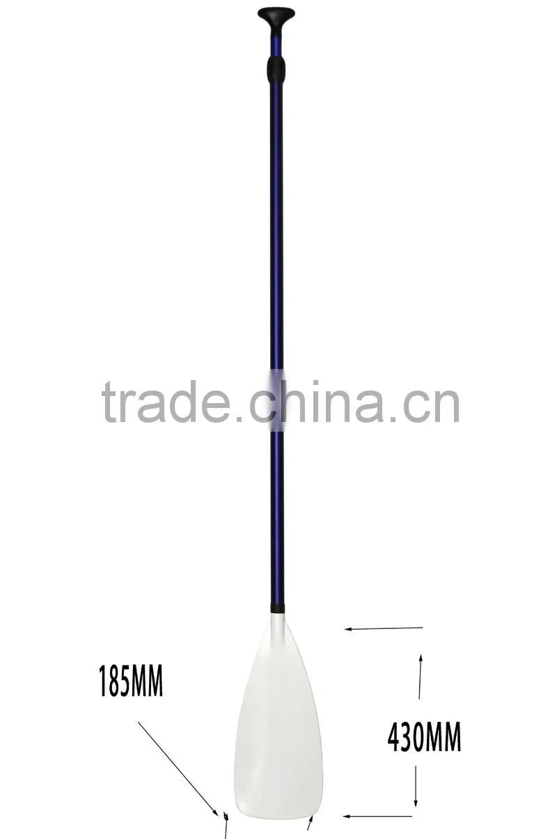 plastic blade fiberglass shaft sup race paddle