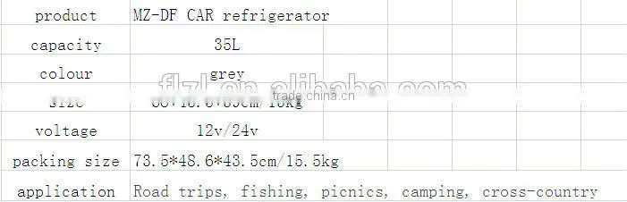 New style car refrigerator camping freezer used car and home refrigerator