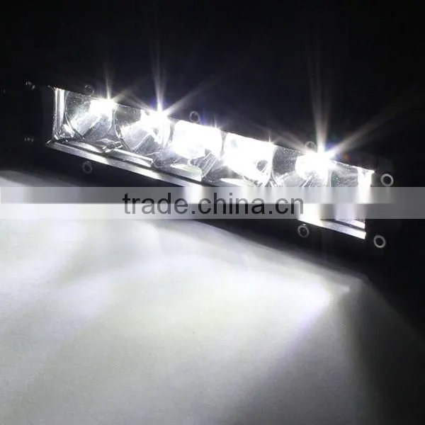 6" 30W Long Distance Single Row cre-e Led Light Bar Combo light