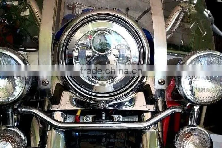 LED 7 INCH Harley Headlight 7" round led headlight for car and motorcycle