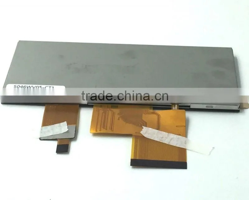 Higt quanlity Tft lcd 4.6 inch WVGA 800*320 Small size lcd solar panel with PCAP